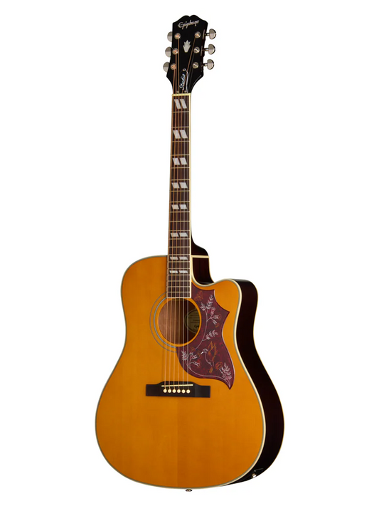 Epiphone Hummingbird Studio EC Electric Acoustic Guitar Natural