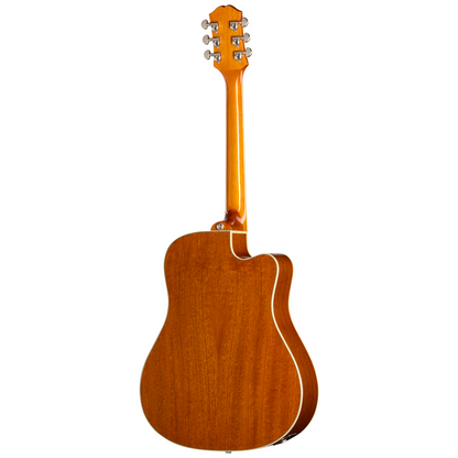 Epiphone Hummingbird Studio EC Left Handed Electric Acoustic Guitar - Herritage Cherry Sunburst