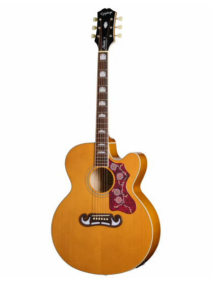 Epiphone J200 Studio EC Electric Acoustic Guitar - Natural