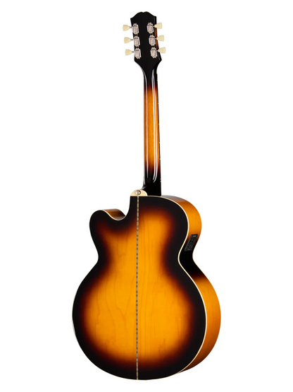 Epiphone J200 Studio EC Electric Acoustic Guitar - Vintage Sunburst