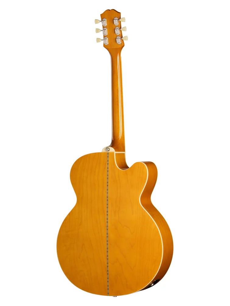 Epiphone J200 Studio EC Left Handed Electric Acoustic Guitar - Natural