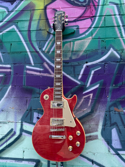 Epiphone Les Paul Standard 60s Figured Electric Guitar - Fucshia