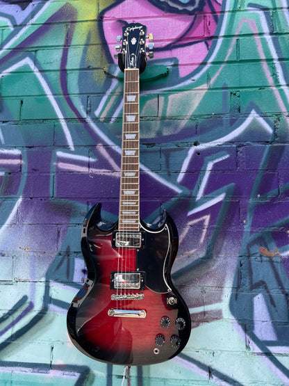 Epiphone SG Tribute Plus Electric Guitar - Cherry Burst