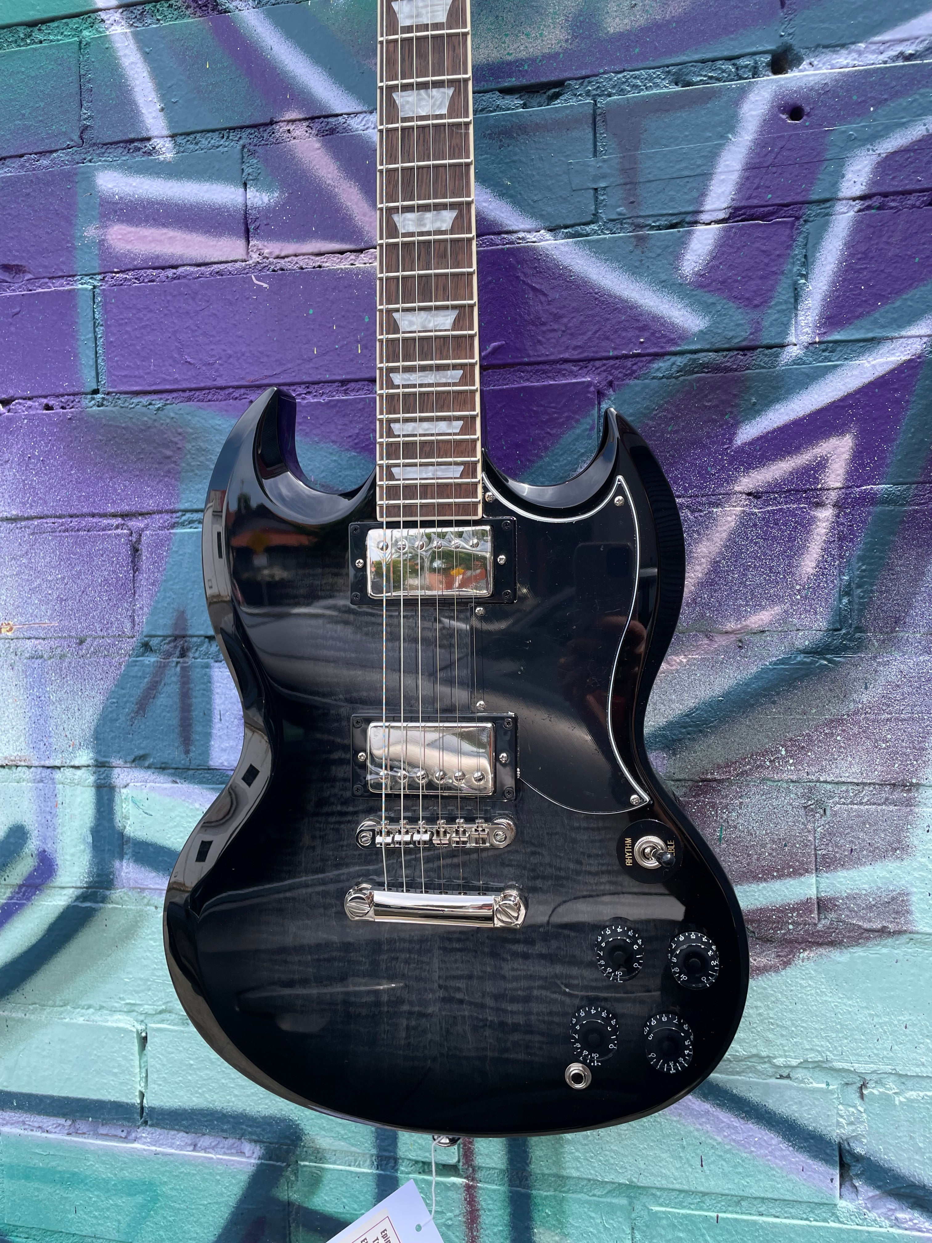 Epiphone SG Tribute Plus Electric Guitar - Ebony Burst – Guitar