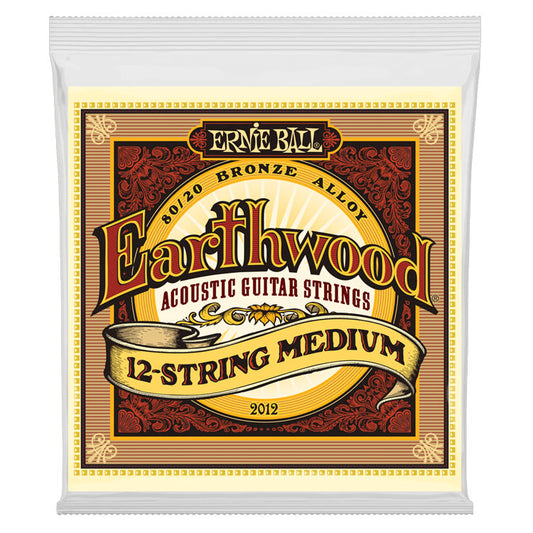 Ernie Ball Earthwood 80/20 Bronze Medium 11-52 12-String Acoustic Guitar Strings