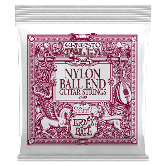 Ernie Ball Ernesto Palla Black and Gold Medium Tension Ball End Nylon Classical Guitar Strings