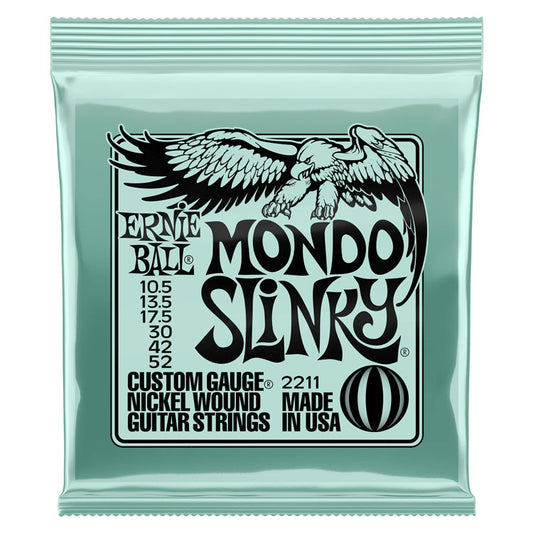 Ernie Ball Mondo Slinky 10.5-52 Nickel Wound 6-String Electric Guitar Strings