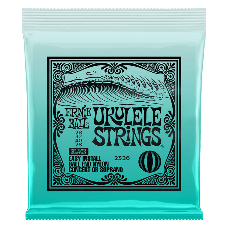 Ernie Ball Nylon Concert Ukulele Strings - Black