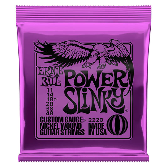 Ernie Ball Power Slinky 11-48 Nickel Wound 6-String Electric Guitar Strings