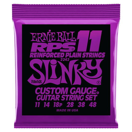 Ernie Ball Power Slinky RPS 11-48 Nickel Wound 6-String Electric Guitar Strings