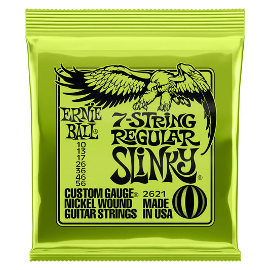 Ernie Ball Regular Slinky 10-56 Nickel Wound 7-String Electric Guitar Strings