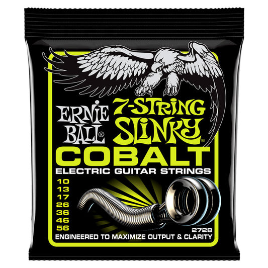 Ernie Ball Regular Slinky Cobalt 10-56 7-String Electric Guitar Strings