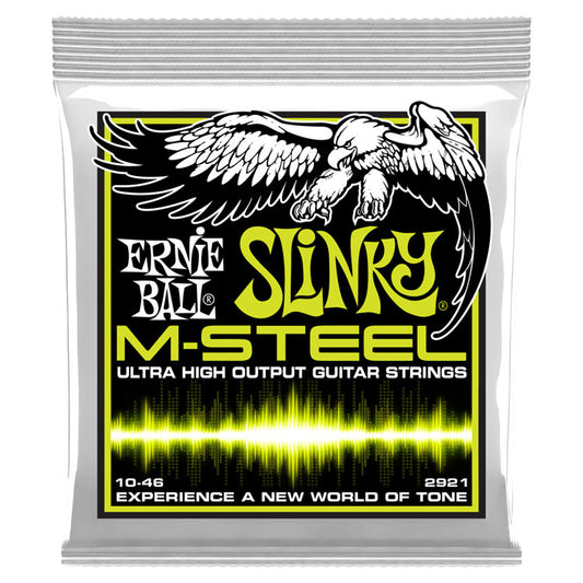 Ernie Ball Regular Slinky M-Steel 10-46 6-String Electric Guitar Strings
