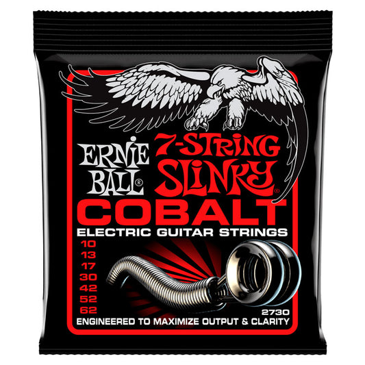 Ernie Ball Skinny Top/Heavy Bottom Slinky Cobalt 10-62 7-String Electric Guitar Strings