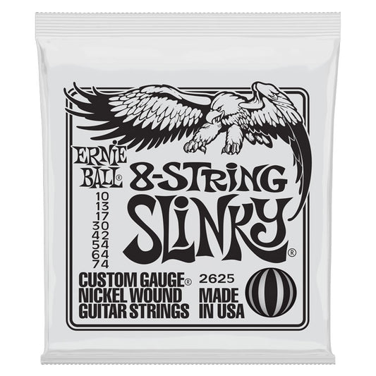 Ernie Ball Slinky 10-74 Nickel Wound 8-String Electric Guitar Strings