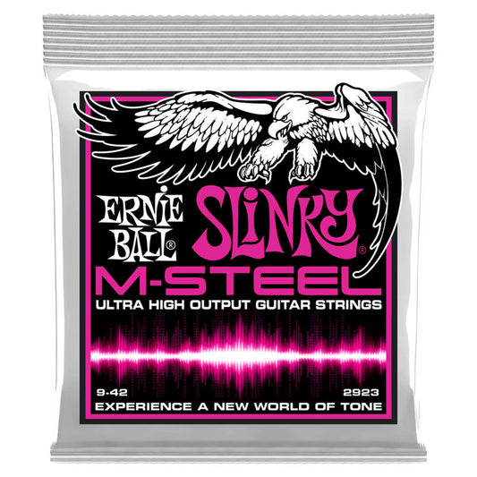 Ernie Ball Super Slinky M-Steel 9-42 6-String Electric Guitar Strings