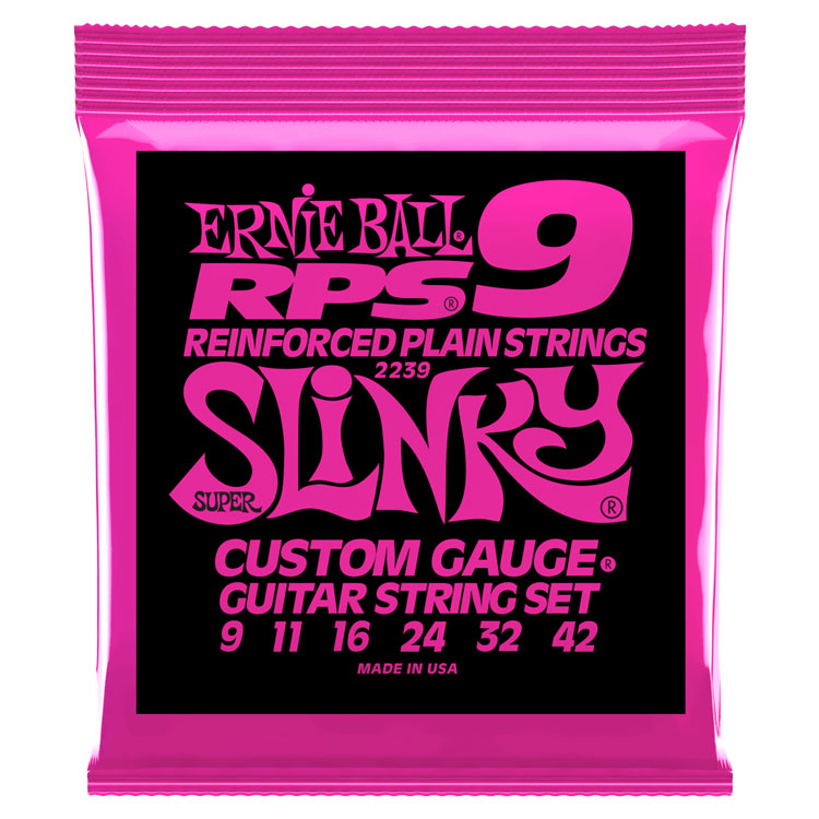 Ernie Ball Super Slinky RPS 9-42 Nickel Wound 6-String Electric Guitar Strings