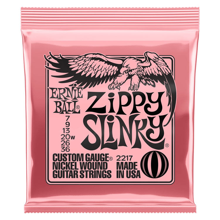Ernie Ball Zippy Slinky 7-36 Nickel Wound 6-String Electric Guitar Strings