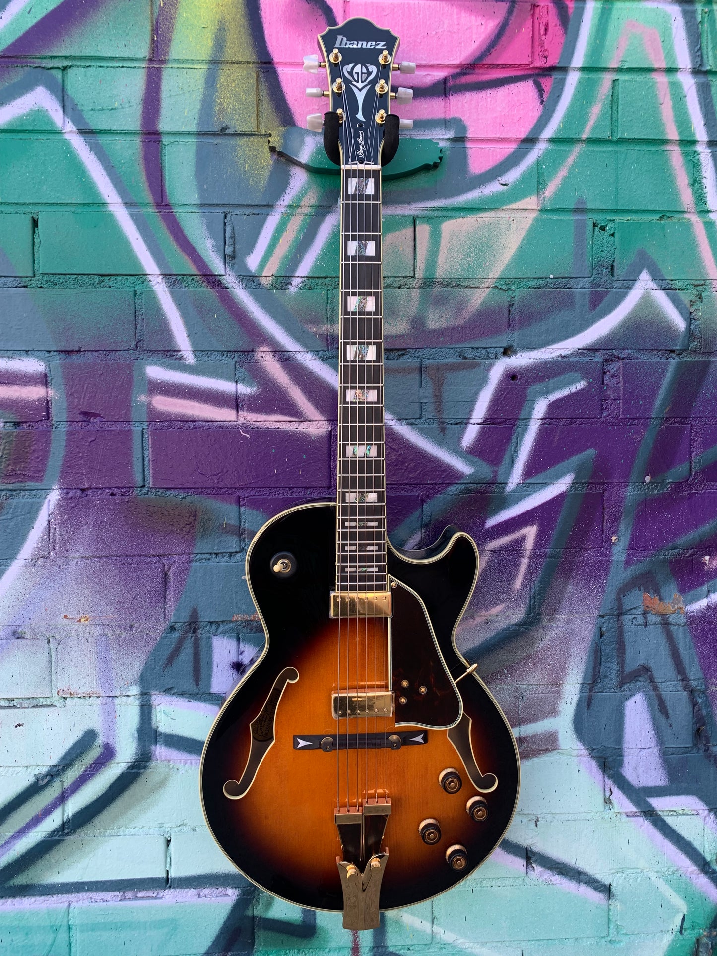 Ibanez GB10BS George Benson Signature Electric Guitar - Brown Sunburst