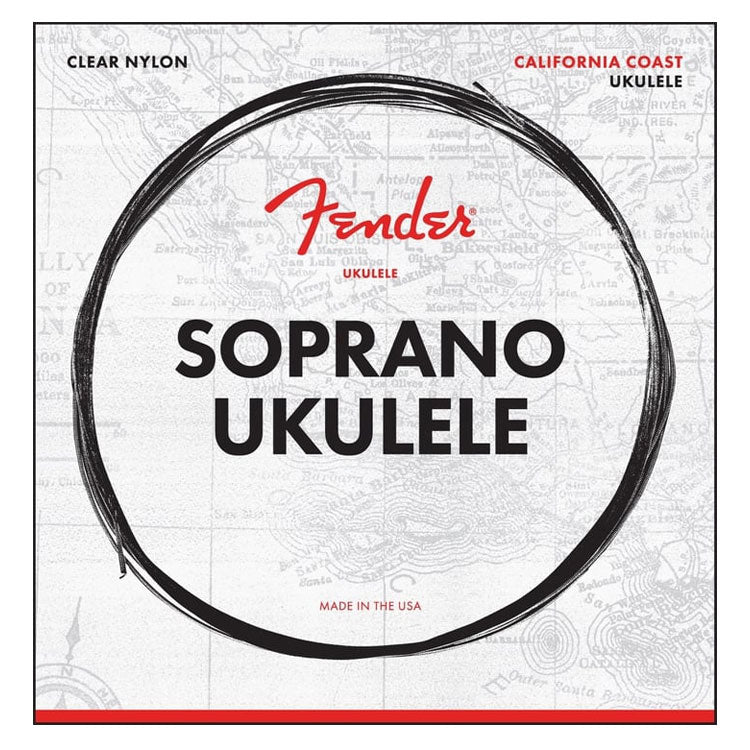 Fender California Coast Soprano Ukulele Strings