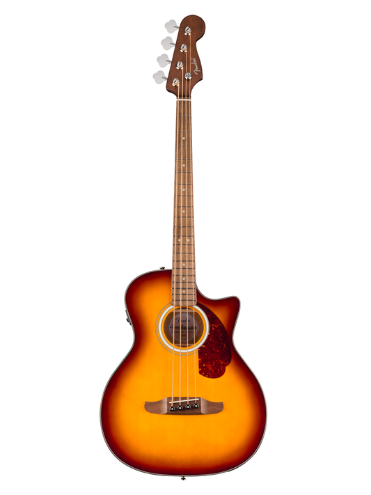 Fender California Deluxe Kingman Bass CE Acoustic Bass - Honey Sunburst