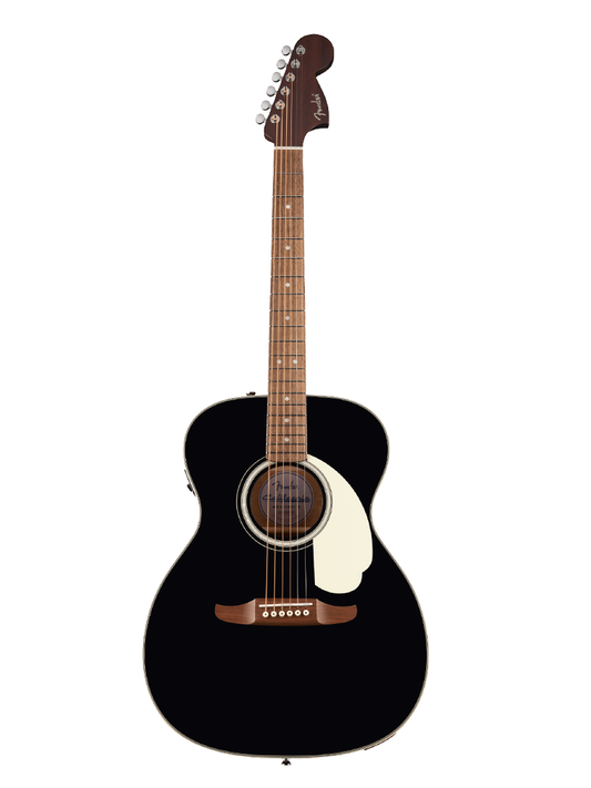 Fender California Deluxe Monterey E Acoustic Electric Guitar - Black