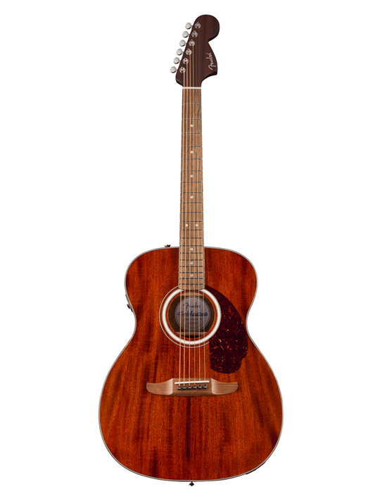 Fender California Deluxe Monterey E Mahogany Acoustic Electric Guitar - Natural
