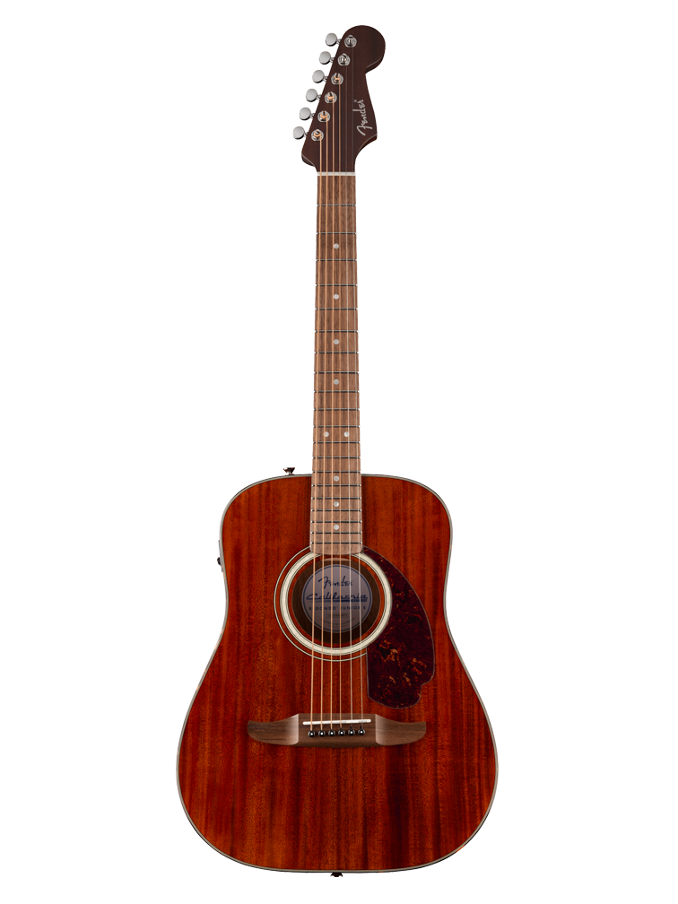 Fender California Deluxe Redondo Jr. E Mahogany Acoustic Electric Guitar - Natural