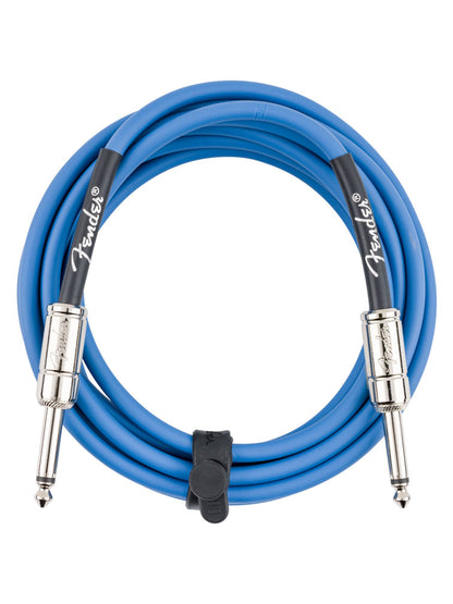 Fender Contour Series Instrument Cable 10ft - Lake Placid Blue