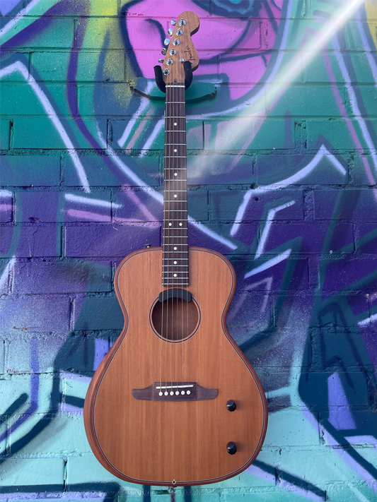 Fender Highway Series Parlor Acoustic Electric Guitar - All Mahogany