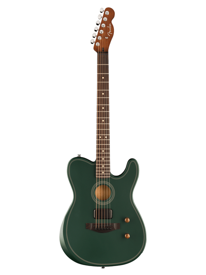 Fender Limited Edition Acoustasonic Standard Telecaster Acoustic Electric Guitar - British Racing Green
