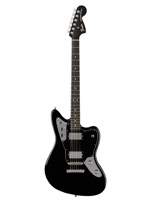 Fender Limited Edition Player Fusion Jaguar Baritone Special Electric Guitar - Black
