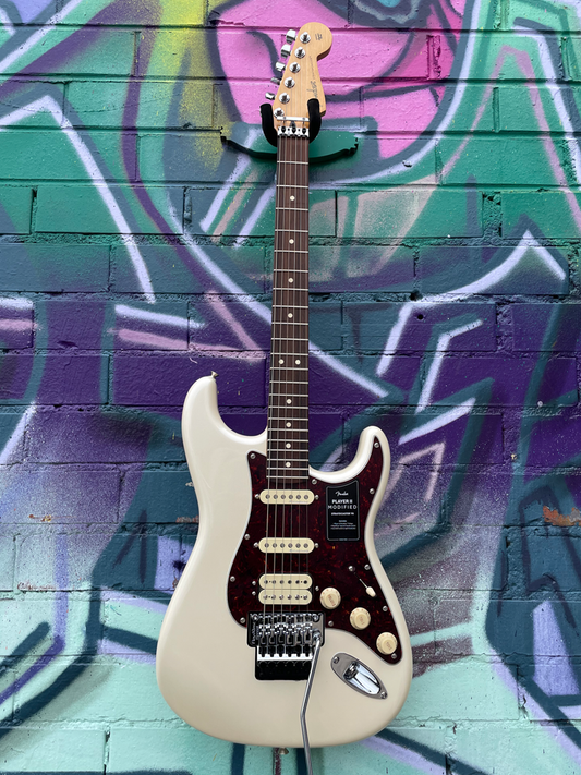 Fender Player II Modified Stratocaster HSS Floyd Rose Electric Guitar - Olympic Pearl