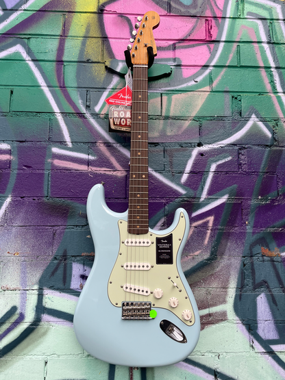 Fender Vintera II Road Worn 60s Stratocaster Electric Guitar - Sonic Blue
