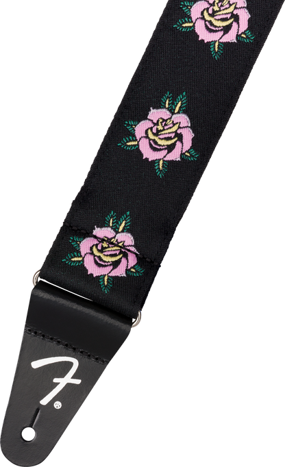 Fender 2" Rose Strap -  Pink