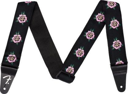 Fender 2" Rose Strap -  Pink