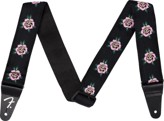 Fender 2" Rose Strap -  Pink