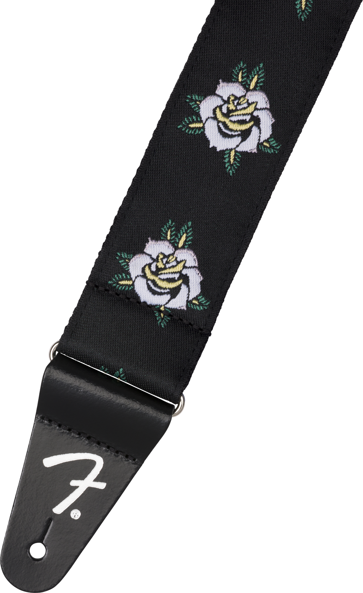 Fender 2" Rose Strap - White