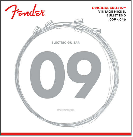 Fender 3150 Original Bullets Pure Nickel Electric Guitar Strings