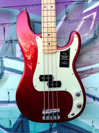 Fender 75th Anniversary Player II Precision Bass - Candy Apple Red