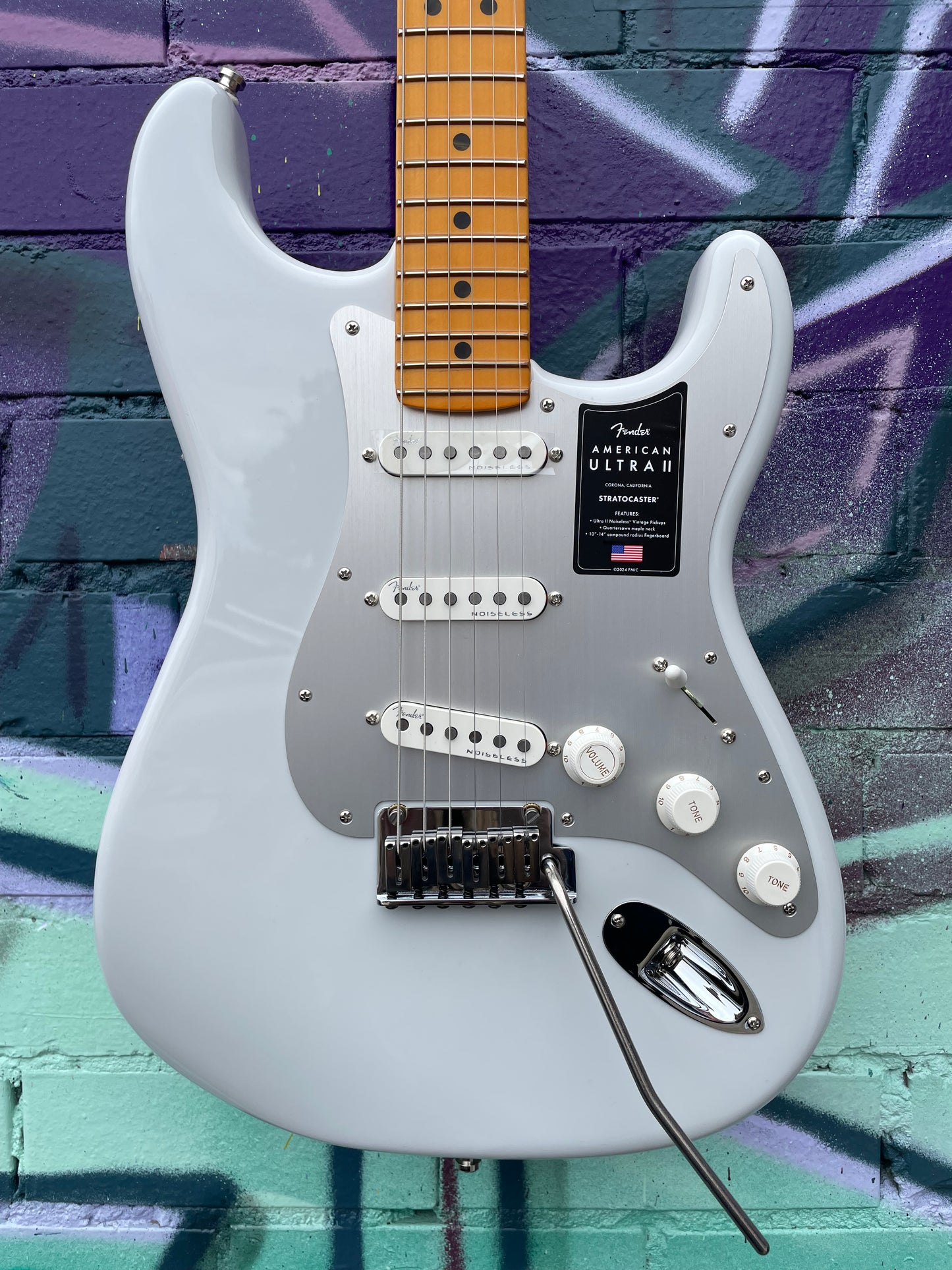 Fender American Ultra II Stratocaster Electric Guitar - Avalanche