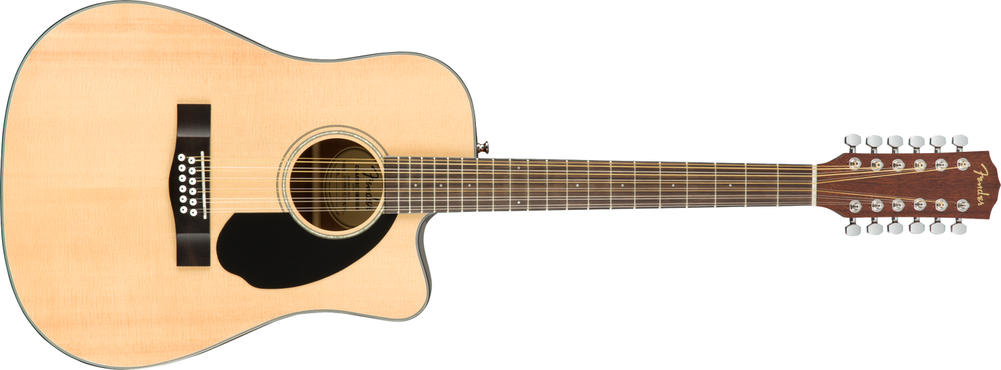 Fender CD-60SCE Dreadnought 12-String Acoustic Electric Guitar  - Natural