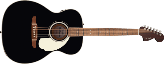 Fender California Deluxe Monterey E Acoustic Electric Guitar - Black