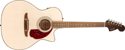 Fender California Deluxe Newporter CE Acoustic Electric Guitars - White Blonde