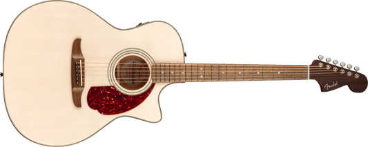 Fender California Deluxe Newporter CE Acoustic Electric Guitar - White Blonde