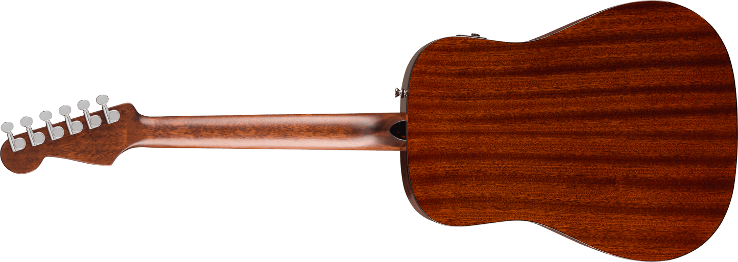 Fender California Deluxe Redondo Jr. E Mahogany Acoustic Electric Guitars - Natural