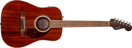 Fender California Deluxe Redondo Jr. E Mahogany Acoustic Electric Guitar - Natural