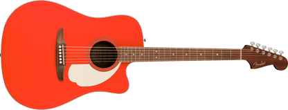 Fender California Standard Redondo CE Electric Acoustic Guitar - Fiesta Red