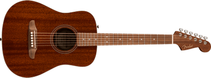 Fender California Standard Redondo Mini Acoustic Guitar with Bag -  Natural Sapele