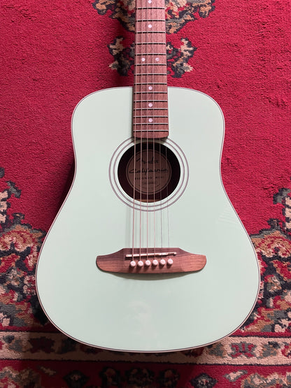 Fender California Standard Redondo Mini Acoustic Guitar with Bag - Surf Green